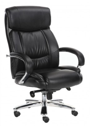 Кресло офисное BRABIX "Direct EX-580" (хром/рециклированная кожа/черное) 531824 в Снежинске - snezhinsk.ok-mebel.com | фото 1