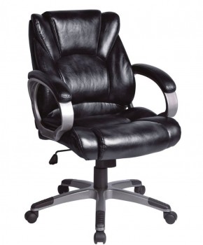 Кресло офисное BRABIX "Eldorado EX-504", экокожа, черное, 530874 в Снежинске - snezhinsk.ok-mebel.com | фото 1
