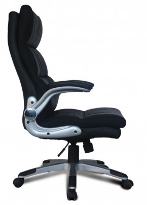 Кресло офисное BRABIX "Fregat EX-510" (рециклированная кожа, черное) 530863 в Снежинске - snezhinsk.ok-mebel.com | фото 3