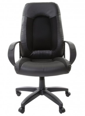Кресло офисное BRABIX "Strike EX-525" (экокожа черная, ткань черная) 531381 в Снежинске - snezhinsk.ok-mebel.com | фото 5