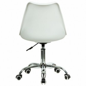 Кресло стул BRABIX "Eames MG-310 CH", хром, пластик белый, ткань серая, 532924 в Снежинске - snezhinsk.ok-mebel.com | фото 4