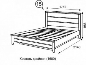 Кровать 1600 с ПМ София 15 в Снежинске - snezhinsk.ok-mebel.com | фото 3