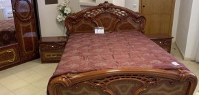 Кровать 2-х спальная 1600*2000 Роза, без основания (01.116) орех в Снежинске - snezhinsk.ok-mebel.com | фото