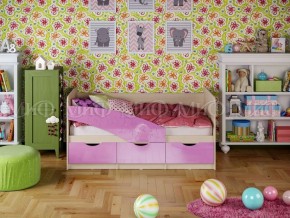 Кровать Бабочки (Сиреневый металлик) 1600 в Снежинске - snezhinsk.ok-mebel.com | фото