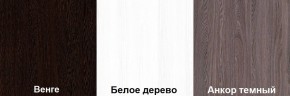 Кровать-чердак Пионер 1 (800*1900) Белое дерево, Анкор темный, Венге в Снежинске - snezhinsk.ok-mebel.com | фото 3