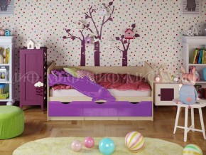 ДЕЛЬФИН-1 Кровать 1800 (Фиолетовый металлик) в Снежинске - snezhinsk.ok-mebel.com | фото