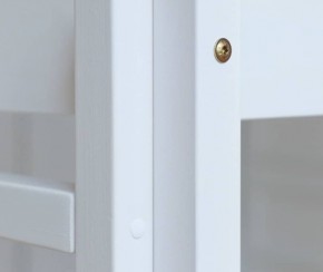 Кровать-домик двухъярусная 80*160 Белый в Снежинске - snezhinsk.ok-mebel.com | фото 3