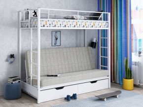 Кровать двухъярусная с диваном "Мадлен-ЯЯ" с ящиками в Снежинске - snezhinsk.ok-mebel.com | фото 1