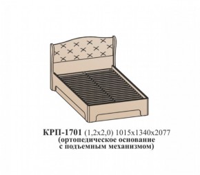 Кровать ЭЙМИ с подъемным механизмом КРП-1701 Рэд фокс (1200х2000) в Снежинске - snezhinsk.ok-mebel.com | фото
