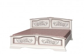 ЕЛЕНА Кровать из массива 1400 (Дуб Молочный) в Снежинске - snezhinsk.ok-mebel.com | фото