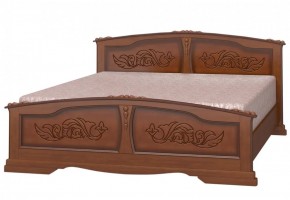 ЕЛЕНА Кровать из массива 1200 (Орех) в Снежинске - snezhinsk.ok-mebel.com | фото 1
