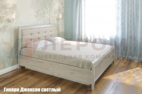 Кровать КР-1033 с мягким изголовьем в Снежинске - snezhinsk.ok-mebel.com | фото 1