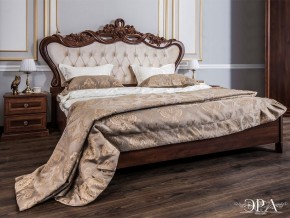Кровать с мягким изголовьем Афина 1600 (караваджо) в Снежинске - snezhinsk.ok-mebel.com | фото