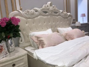 Кровать с мягким изголовьем Афина 1600 (крем корень) в Снежинске - snezhinsk.ok-mebel.com | фото 3