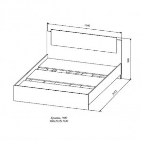 СОФИ СКР1600.1 Кровать 1600 в Снежинске - snezhinsk.ok-mebel.com | фото 2