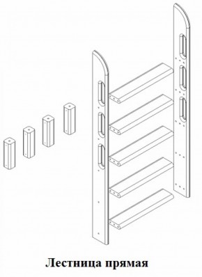 Кровать Сонечка 2-х ярусная (модульная) в Снежинске - snezhinsk.ok-mebel.com | фото 12