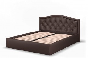 Кровать Стелла 1200 + Основание (Лесмо brown) коричневый в Снежинске - snezhinsk.ok-mebel.com | фото 3