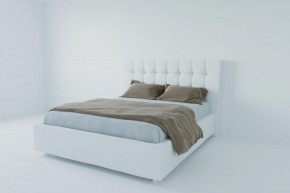 Кровать Венеция без основания 800 (экокожа белая) в Снежинске - snezhinsk.ok-mebel.com | фото