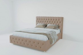 Кровать Версаль 1200 без основания (велюр серый) в Снежинске - snezhinsk.ok-mebel.com | фото
