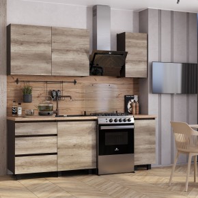 Кухня Энигма 1.6 м (венге/дуб каньон) в Снежинске - snezhinsk.ok-mebel.com | фото