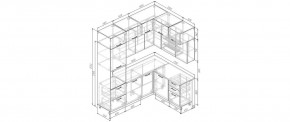 Кухня угловая Элеганция 2200*1700 (Стол. 38мм) в Снежинске - snezhinsk.ok-mebel.com | фото 2