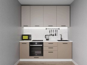 Кухонный гарнитур Каппучино 2200 h950 (Стол. 26мм) в Снежинске - snezhinsk.ok-mebel.com | фото