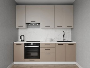 Кухонный гарнитур Каппучино 2400 h950 (Стол. 26мм) в Снежинске - snezhinsk.ok-mebel.com | фото