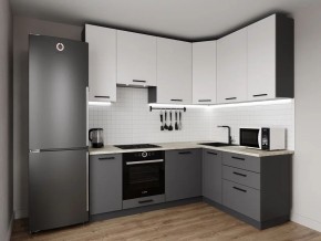 Кухонный гарнитур Меренга 2200*1600 h950 (Стол. 26мм) в Снежинске - snezhinsk.ok-mebel.com | фото
