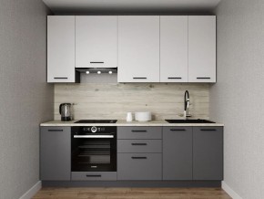 Кухонный гарнитур Меренга 2400 h950 (Стол. 26мм) в Снежинске - snezhinsk.ok-mebel.com | фото