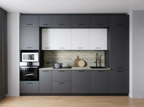 Кухонный гарнитур Меренга 3400 (Стол. 26мм) в Снежинске - snezhinsk.ok-mebel.com | фото