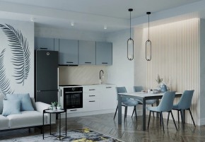 Кухонный гарнитур Ниагара 2550 (Стол. 38мм) в Снежинске - snezhinsk.ok-mebel.com | фото