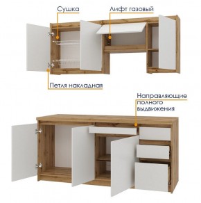 Кухонный гарнитур Ольвия-6 (1.8м) в Снежинске - snezhinsk.ok-mebel.com | фото 3