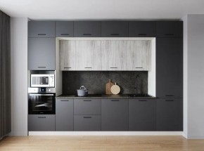 Кухонный гарнитур Санторини 3400 (Стол. 38мм) в Снежинске - snezhinsk.ok-mebel.com | фото