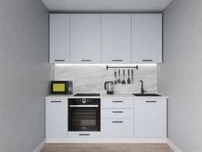 Кухонный гарнитур Смоки 2200 h950 (Стол. 38 мм) в Снежинске - snezhinsk.ok-mebel.com | фото
