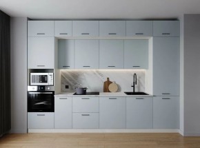 Кухонный гарнитур Смоки 3400 (Стол. 26мм) в Снежинске - snezhinsk.ok-mebel.com | фото