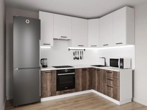 Кухонный гарнитур Старое Дерево 2200*1600 h950 (Стол. 38мм) в Снежинске - snezhinsk.ok-mebel.com | фото