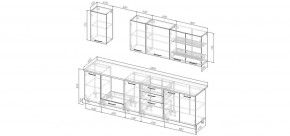 Кухонный гарнитур Старое Дерево 2800 (Стол. 26мм) в Снежинске - snezhinsk.ok-mebel.com | фото 2