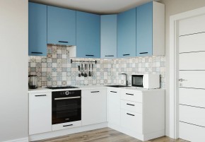 Кухонный гарнитур угловой Капри 2200х1600 h950 (Стол. 38мм) в Снежинске - snezhinsk.ok-mebel.com | фото