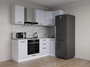 Кухонный гарнитур угловой Смоки 2200*1000 (Стол. 38 мм) в Снежинске - snezhinsk.ok-mebel.com | фото