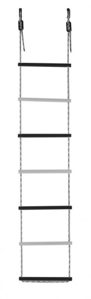 Лестница веревочная 7 перекладин цв.черный, белый D=25  в Снежинске - snezhinsk.ok-mebel.com | фото