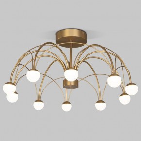 Люстра на штанге Eurosvet Ragno 90031/10 LED золото в Снежинске - snezhinsk.ok-mebel.com | фото