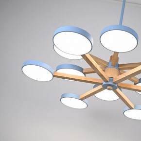 Люстра на штанге Imperiumloft TURNA Blue TURNA-DBL01 в Снежинске - snezhinsk.ok-mebel.com | фото 6