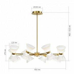 Люстра на штанге ST-Luce SPIRIT SL2004.303.16 в Снежинске - snezhinsk.ok-mebel.com | фото 3