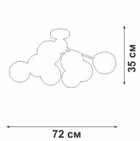 Люстра на штанге Vitaluce V3772 V3772-8/8PL в Снежинске - snezhinsk.ok-mebel.com | фото 4