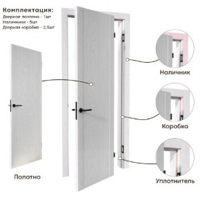 Межкомнатная дверь Bolivar Каньон браун (комплект) в Снежинске - snezhinsk.ok-mebel.com | фото 4