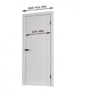 Межкомнатная дверь Bolivar Роялвуд белый (комплект) 800 в Снежинске - snezhinsk.ok-mebel.com | фото
