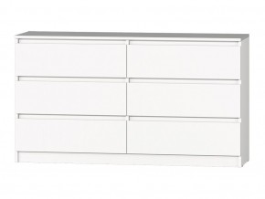 МС "Хилтон" Комод №5 1400 (6 ящ.) белый текстурный в Снежинске - snezhinsk.ok-mebel.com | фото 2