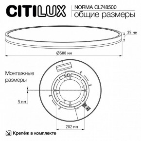 Накладной светильник Citilux Norma CL748500 в Снежинске - snezhinsk.ok-mebel.com | фото 11