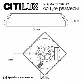 Накладной светильник Citilux Norma CL748K301 в Снежинске - snezhinsk.ok-mebel.com | фото 11