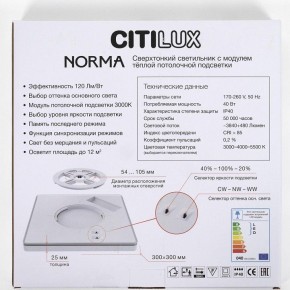 Накладной светильник Citilux Norma CL748K301 в Снежинске - snezhinsk.ok-mebel.com | фото 8